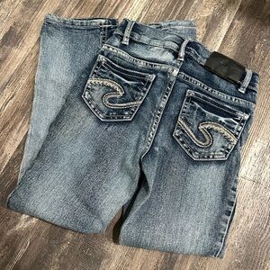 Kids Silver Jeans - Sz 6